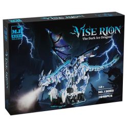 BEAUTY AND 13093 RỒNG BĂNG bộ đồ chơi xếp lắp ráp ghép mô hình VISE RION THE DARK ICE DRAGON 1646 khối