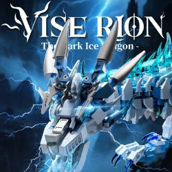 BEAUTY AND 13093 RỒNG BĂNG bộ đồ chơi xếp lắp ráp ghép mô hình VISE RION THE DARK ICE DRAGON 1646 khối
