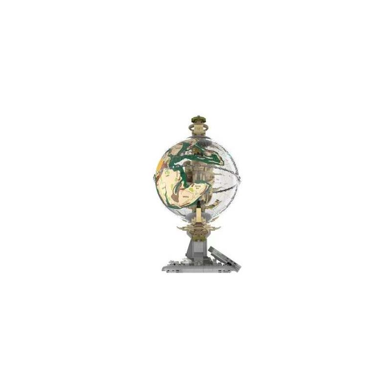F5 I0003 0003 KHỦNG LONG THỜI ĐẠI bộ đồ chơi xếp lắp ráp ghép mô hình DINOSAUR EAR GLOBE