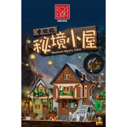 MorkModel 033012 Mork Model 033012 NGÔI NHÀ BÍ MẬT THỜI TRUNG CỔ bộ đồ chơi xếp lắp ráp ghép mô hình Medieval Castle MEDIEVAL MYSTIC CABIN Chiến Tranh Trung Cổ 2225 khối