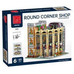 MorkModel 10215 Mork Model 10215 CỬA HÀNG CORNER Ở CHÂU bộ đồ chơi xếp lắp ráp ghép mô hình Creator ROUND CORNER SHOP Sáng Tạo 3231 khối