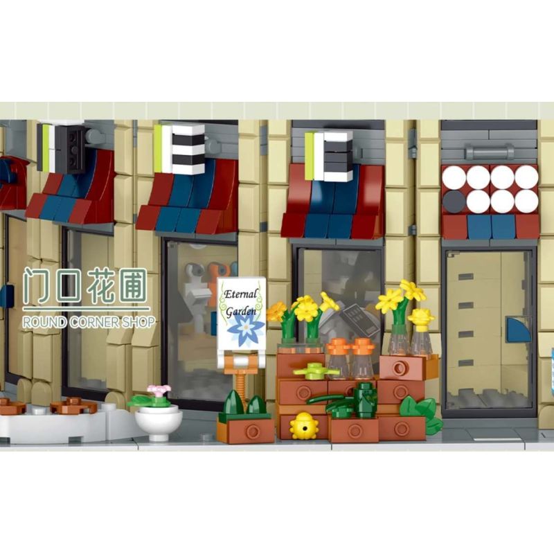 MorkModel 10215 Mork Model 10215 CỬA HÀNG CORNER Ở CHÂU bộ đồ chơi xếp lắp ráp ghép mô hình Creator ROUND CORNER SHOP Sáng Tạo 3231 khối MorkModel 10215 Mork Model 10215 CỬA HÀNG CORNER Ở CHÂU bộ đồ chơi xếp lắp ráp ghép mô hình Creator ROUND CORNER SHOP Sáng Tạo 3231 khối