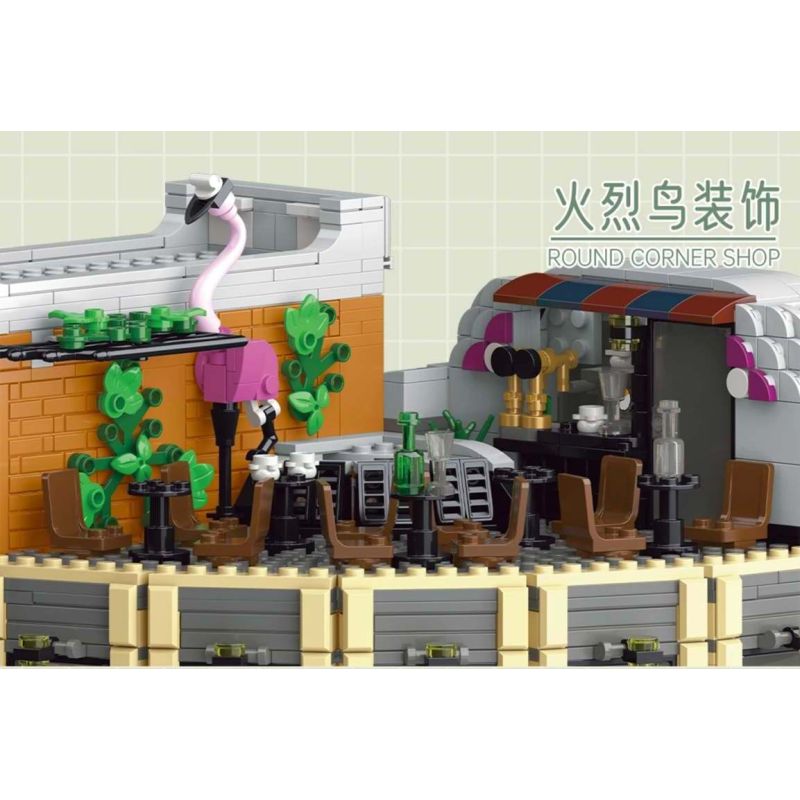 MorkModel 10215 Mork Model 10215 CỬA HÀNG CORNER Ở CHÂU bộ đồ chơi xếp lắp ráp ghép mô hình Creator ROUND CORNER SHOP Sáng Tạo 3231 khối MorkModel 10215 Mork Model 10215 CỬA HÀNG CORNER Ở CHÂU bộ đồ chơi xếp lắp ráp ghép mô hình Creator ROUND CORNER SHOP Sáng Tạo 3231 khối