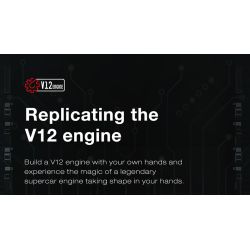 REOBRIX 33017 ĐỘNG CƠ V12 bộ đồ chơi xếp lắp ráp ghép mô hình Technic V12 ENGINE Kỹ Thuật Công Nghệ Cao Mô Hình Phương Tiện 4719 khối