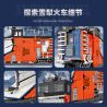 JIESTAR 59095 XỬ LÝ TUYẾT ĐANG CÀY bộ đồ chơi xếp lắp ráp ghép mô hình City SNOW SHOVEL TRAIN Thành Phố 945 khối