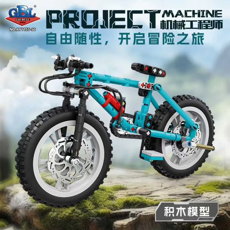 Kazi KY1155 1155 XE ĐẠP LEO NÚI HI-POPULAR 1941 bộ đồ chơi xếp lắp ráp ghép mô hình Technic Kỹ Thuật Công Nghệ Cao Mô Hình Phương Tiện 180 khối
