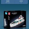 MouldKing 10218 Mould King 10218 DU THUYỀN CÁ HEO TRẮNG bộ đồ chơi xếp lắp ráp ghép mô hình City Thành Phố 857 khối