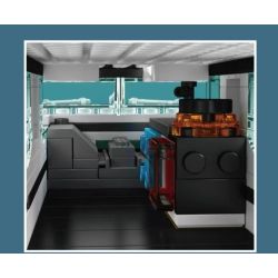 MouldKing 10218 Mould King 10218 DU THUYỀN CÁ HEO TRẮNG bộ đồ chơi xếp lắp ráp ghép mô hình City Thành Phố 857 khối