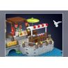 MouldKing 10186 Mould King 10186 THỊ TRƯỜNG BẾN TÀU bộ đồ chơi xếp lắp ráp ghép mô hình City Thành Phố 869 khối