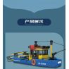 MouldKing 10184 Mould King 10184 THUYỀN XỬ LÝ RÁC bộ đồ chơi xếp lắp ráp ghép mô hình City Thành Phố 407 khối