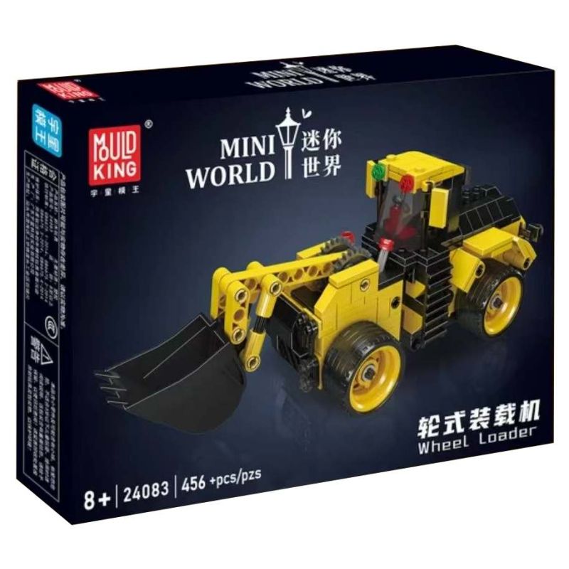 MouldKing 24083 Wheel Loader Xếp hình lắp ráp ghép mô hình Trình tải bánh xe