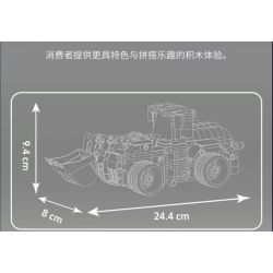 MouldKing 24083 Mould King 24083 TRÌNH TẢI BÁNH XE bộ đồ chơi xếp lắp ráp ghép mô hình City WHEEL LOADER Thành Phố 456 khối