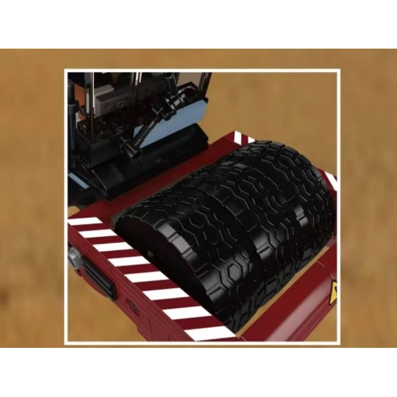 MouldKing 24084 Mould King 24084 CON LĂN bộ đồ chơi xếp lắp ráp ghép mô hình City ROAD ROLLER Thành Phố 462 khối