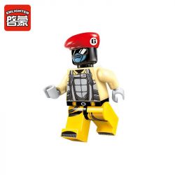 Enlighten 1902 Qman 1902 non  TẤN CÔNG CẢNH SÁT BẰNG TRỰC THĂNG bộ đồ chơi xếp lắp ráp ghép mô hình Police POLICE BATTLE FORCE FLYING SQYAD 111 khối