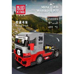 MouldKing 24085 Mould King 24085 XE TẢI ĐUA bộ đồ chơi xếp lắp ráp ghép mô hình City RACING TRUCK Thành Phố 491 khối