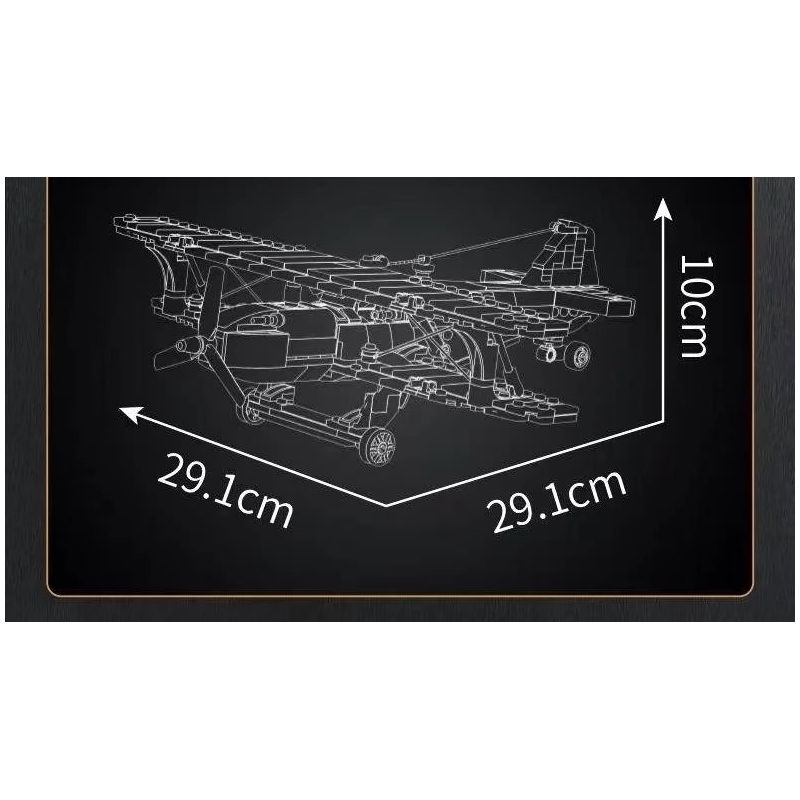 MouldKing 24066 Mould King 24066 MÁY BAY ĐUA XE ĐẨY BIPLANE AMERICAN bộ đồ chơi xếp lắp ráp ghép mô hình City RACING BIPLANE AMERICAN STYLE Thành Phố 540 khối