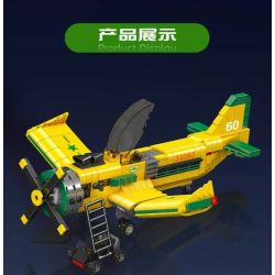 MouldKing 24060 Mould King 24060 MÁY BAY ĐUA CÁNH QUẠT BRAZIL bộ đồ chơi xếp lắp ráp ghép mô hình City BRAZILIAN PROPELLER-DRIVEN RACING AIRCRAFT Thành Phố 562 khối