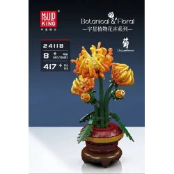 MouldKing 24118 Mould King 24118 HOA CÚC bộ đồ chơi xếp lắp ráp ghép mô hình Creator Sáng Tạo 417 khối