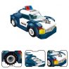 Enlighten 1901 Qman 1901 non  TRỐN THOÁT KHỎI XE CẢNH SÁT bộ đồ chơi xếp lắp ráp ghép mô hình Police POLICE BATTLE FORCE RACING 111 khối