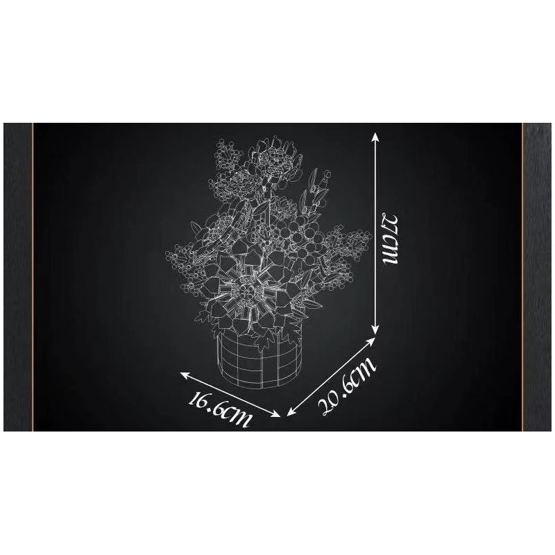 MouldKing 24110 Mould King 24110 HƯỚNG DƯƠNG bộ đồ chơi xếp lắp ráp ghép mô hình Creator SUNFLOWER Sáng Tạo 1047 khối