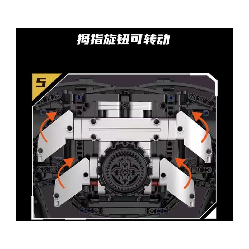 KAIXING K96217 96217 TAY LÁI MÔ PHỎNG ĐUA CÔNG THỨC bộ đồ chơi xếp lắp ráp ghép mô hình Technic STEERING WHEEL Kỹ Thuật Công Nghệ Cao Mô Hình Phương Tiện