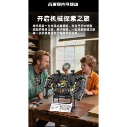 KAIXING K96217 96217 TAY LÁI MÔ PHỎNG ĐUA CÔNG THỨC bộ đồ chơi xếp lắp ráp ghép mô hình Technic STEERING WHEEL Kỹ Thuật Công Nghệ Cao Mô Hình Phương Tiện