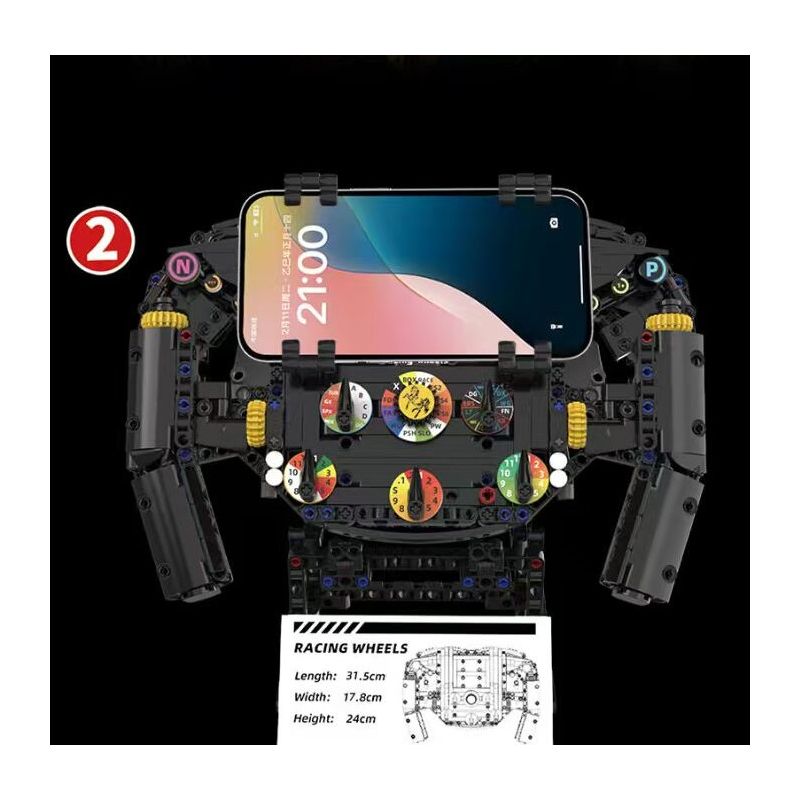 KAIXING K96217 96217 TAY LÁI MÔ PHỎNG ĐUA CÔNG THỨC bộ đồ chơi xếp lắp ráp ghép mô hình Technic STEERING WHEEL Kỹ Thuật Công Nghệ Cao Mô Hình Phương Tiện
