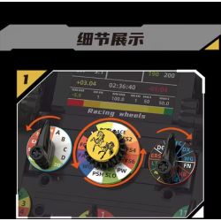KAIXING K96217 96217 TAY LÁI MÔ PHỎNG ĐUA CÔNG THỨC bộ đồ chơi xếp lắp ráp ghép mô hình Technic STEERING WHEEL Kỹ Thuật Công Nghệ Cao Mô Hình Phương Tiện
