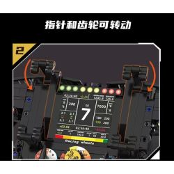 KAIXING K96217 96217 TAY LÁI MÔ PHỎNG ĐUA CÔNG THỨC bộ đồ chơi xếp lắp ráp ghép mô hình Technic STEERING WHEEL Kỹ Thuật Công Nghệ Cao Mô Hình Phương Tiện