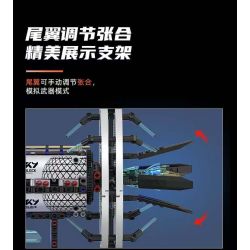 KAIXING K96121-2 96121-2 TRẠM VŨ TRỤ ORION bộ đồ chơi xếp lắp ráp ghép mô hình SPACE POST