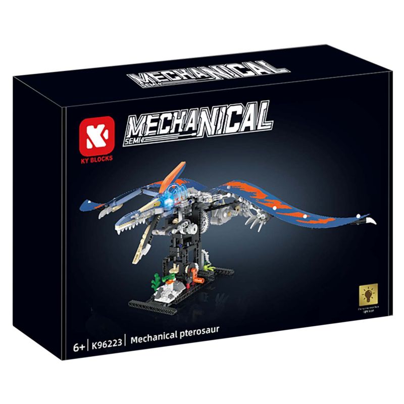 KAIXING K96223 96223 WINGSHOUND BIONIC BÁN CƠ HỌC bộ đồ chơi xếp lắp ráp ghép mô hình MECHANICAL PTERPSAUR