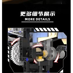 KAIXING K96223 96223 WINGSHOUND BIONIC BÁN CƠ HỌC bộ đồ chơi xếp lắp ráp ghép mô hình MECHANICAL PTERPSAUR