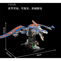 KAIXING K96223 96223 WINGSHOUND BIONIC BÁN CƠ HỌC bộ đồ chơi xếp lắp ráp ghép mô hình MECHANICAL PTERPSAUR