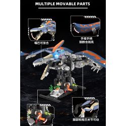KAIXING K96223 96223 WINGSHOUND BIONIC BÁN CƠ HỌC bộ đồ chơi xếp lắp ráp ghép mô hình MECHANICAL PTERPSAUR