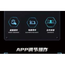 KAIXING K96204 96204 ĐỘNG CƠ SIÊU XE MÔ PHỎNG bộ đồ chơi xếp lắp ráp ghép mô hình Technic SUPERCAR V8 ENGINE Kỹ Thuật Công Nghệ Cao Mô Hình Phương Tiện 3201 khối