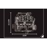 KAIXING K96204 96204 ĐỘNG CƠ SIÊU XE MÔ PHỎNG bộ đồ chơi xếp lắp ráp ghép mô hình Technic SUPERCAR V8 ENGINE Kỹ Thuật Công Nghệ Cao Mô Hình Phương Tiện 3201 khối