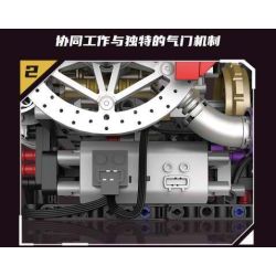 KAIXING K96210 96210 ĐỘNG CƠ SIÊU XE MÔ PHỎNG bộ đồ chơi xếp lắp ráp ghép mô hình Technic SUPERCAR V8 ENGINE Kỹ Thuật Công Nghệ Cao Mô Hình Phương Tiện 1394 khối