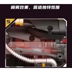 KAIXING K96210 96210 ĐỘNG CƠ SIÊU XE MÔ PHỎNG bộ đồ chơi xếp lắp ráp ghép mô hình Technic SUPERCAR V8 ENGINE Kỹ Thuật Công Nghệ Cao Mô Hình Phương Tiện 1394 khối