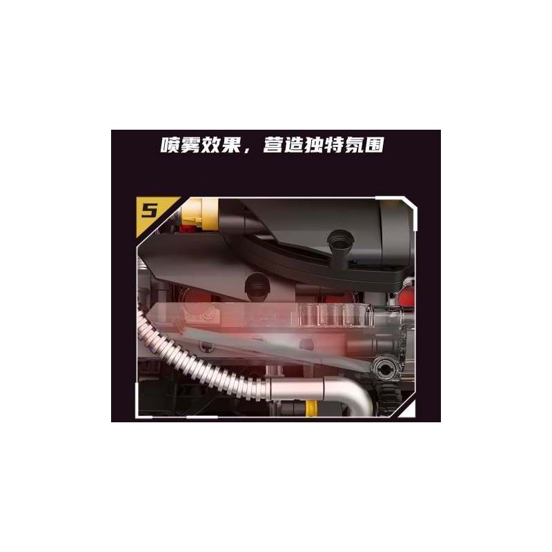 KAIXING K96210 96210 ĐỘNG CƠ SIÊU XE MÔ PHỎNG bộ đồ chơi xếp lắp ráp ghép mô hình Technic SUPERCAR V8 ENGINE Kỹ Thuật Công Nghệ Cao Mô Hình Phương Tiện 1394 khối