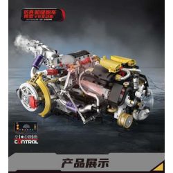 KAIXING K96210 96210 ĐỘNG CƠ SIÊU XE MÔ PHỎNG bộ đồ chơi xếp lắp ráp ghép mô hình Technic SUPERCAR V8 ENGINE Kỹ Thuật Công Nghệ Cao Mô Hình Phương Tiện 1394 khối