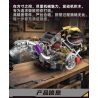 KAIXING K96210 96210 ĐỘNG CƠ SIÊU XE MÔ PHỎNG bộ đồ chơi xếp lắp ráp ghép mô hình Technic SUPERCAR V8 ENGINE Kỹ Thuật Công Nghệ Cao Mô Hình Phương Tiện 1394 khối