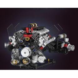 KAIXING K96212 96212 ĐỘNG CƠ SIÊU XE MÔ PHỎNG bộ đồ chơi xếp lắp ráp ghép mô hình Technic SUPERCAR V8 ENGINE Kỹ Thuật Công Nghệ Cao Mô Hình Phương Tiện 664 khối
