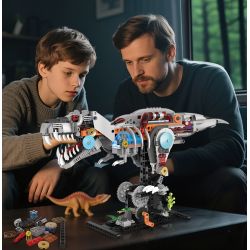 KAIYU KEEYEE WORLD K96220 96220 MÁY MÓC BIONIC TYRANNOSAURUS bộ đồ chơi xếp lắp ráp ghép mô hình BIONIC CYBORG TYRANNOSAURUS REX