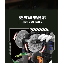 KAIYU KEEYEE WORLD K96220 96220 MÁY MÓC BIONIC TYRANNOSAURUS bộ đồ chơi xếp lắp ráp ghép mô hình BIONIC CYBORG TYRANNOSAURUS REX