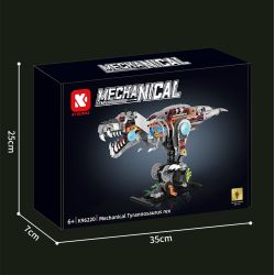 KAIYU KEEYEE WORLD K96220 96220 MÁY MÓC BIONIC TYRANNOSAURUS bộ đồ chơi xếp lắp ráp ghép mô hình BIONIC CYBORG TYRANNOSAURUS REX