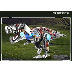 KAIYU KEEYEE WORLD K96220 96220 MÁY MÓC BIONIC TYRANNOSAURUS bộ đồ chơi xếp lắp ráp ghép mô hình BIONIC CYBORG TYRANNOSAURUS REX