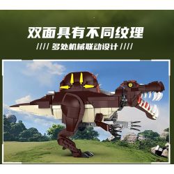 KAIYU KEEYEE WORLD K96222 96222 MÁY MÓC BIONIC SPINOSAURUS bộ đồ chơi xếp lắp ráp ghép mô hình
