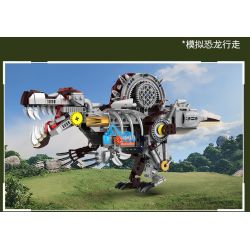 KAIYU KEEYEE WORLD K96222 96222 MÁY MÓC BIONIC SPINOSAURUS bộ đồ chơi xếp lắp ráp ghép mô hình