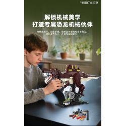 KAIYU KEEYEE WORLD K96222 96222 MÁY MÓC BIONIC SPINOSAURUS bộ đồ chơi xếp lắp ráp ghép mô hình