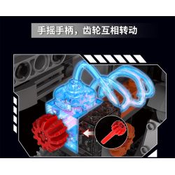 KAIYU KEEYEE WORLD K96222 96222 MÁY MÓC BIONIC SPINOSAURUS bộ đồ chơi xếp lắp ráp ghép mô hình